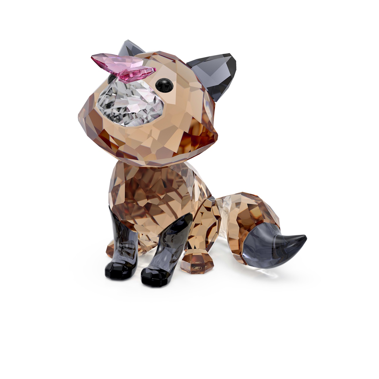 Swarovski Idyllia Fox and Butterfly Crystal Figurine Collectible Decor 5701250
