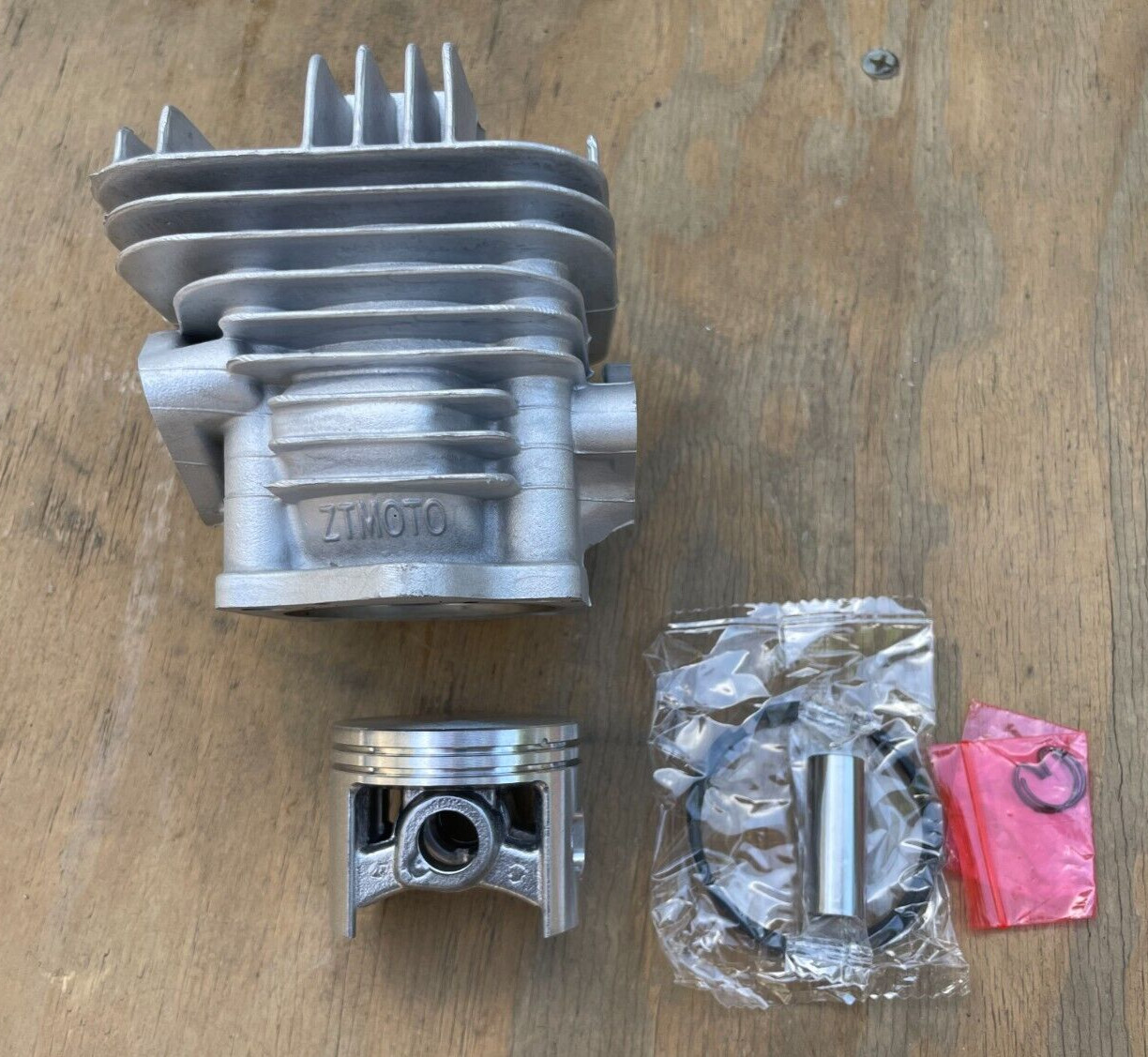 85cc V3 Replacement COMPLETE TOP END Cylinder Piston Rings Clips