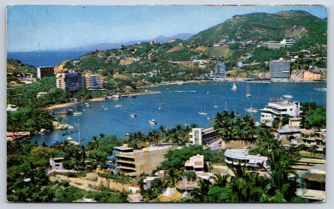 Mexico Vintage Mexico Postcard ACAPULCO Guerrero Bay Panorama 1959 Mexico Vintage Mexico Postcard ACAPULCO Guerrero Bay Panorama 1959