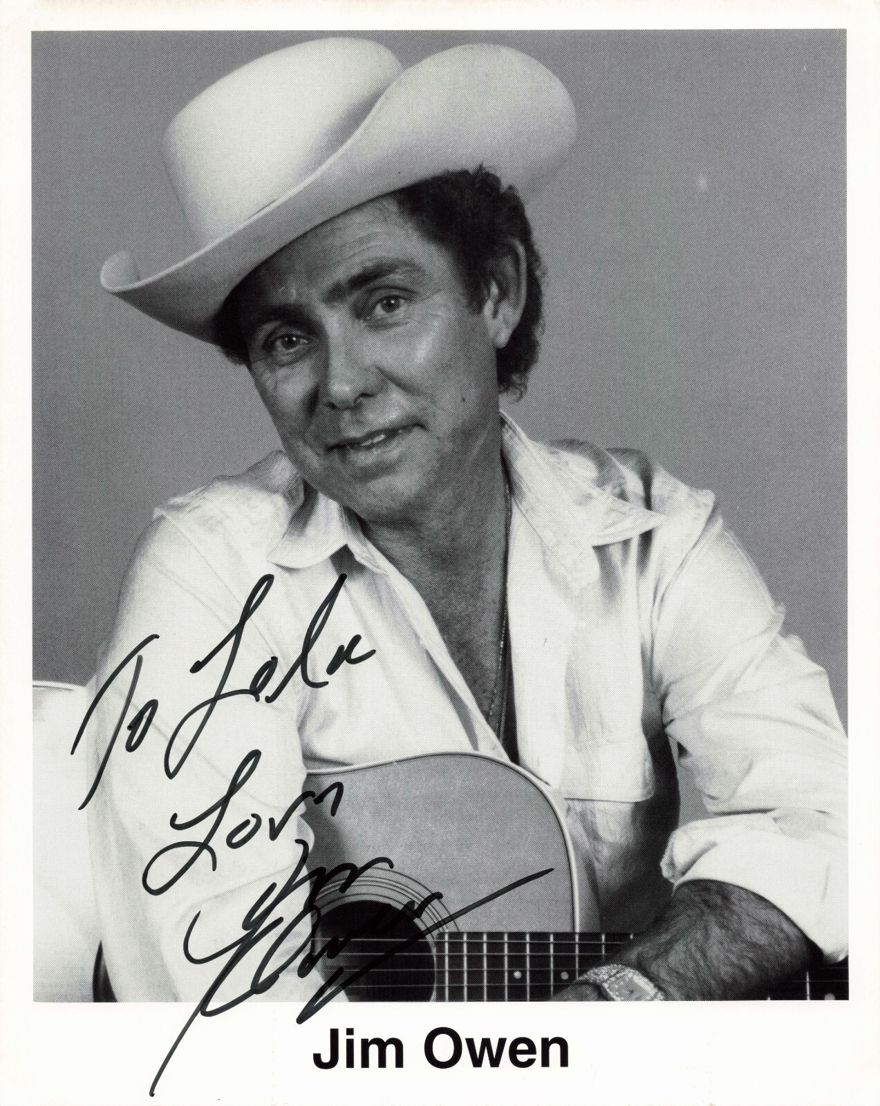 Jim Owen Signed 8x10 Photo Autographed Jim Owen Signed 8x10 Photo Autographed