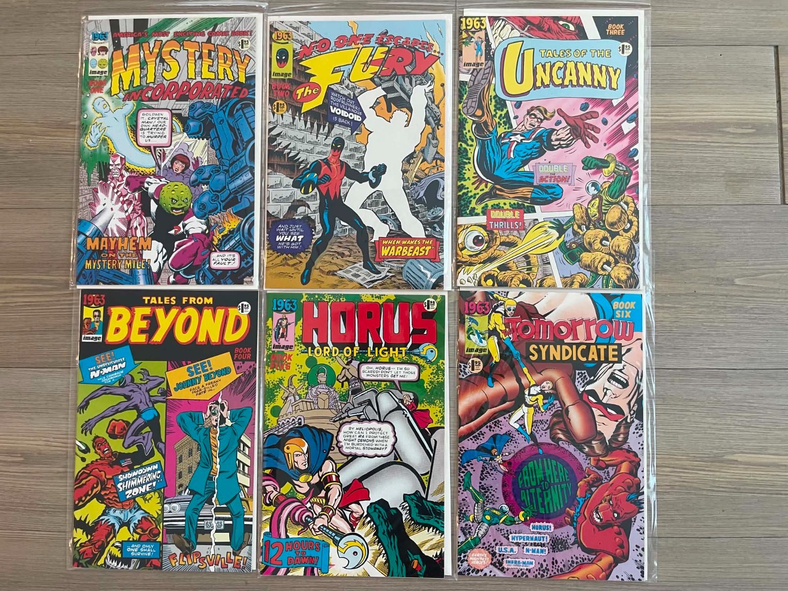 1963 #1-6 Complete Set Alan Moore Image Comics 1993 NM Never Reprinted