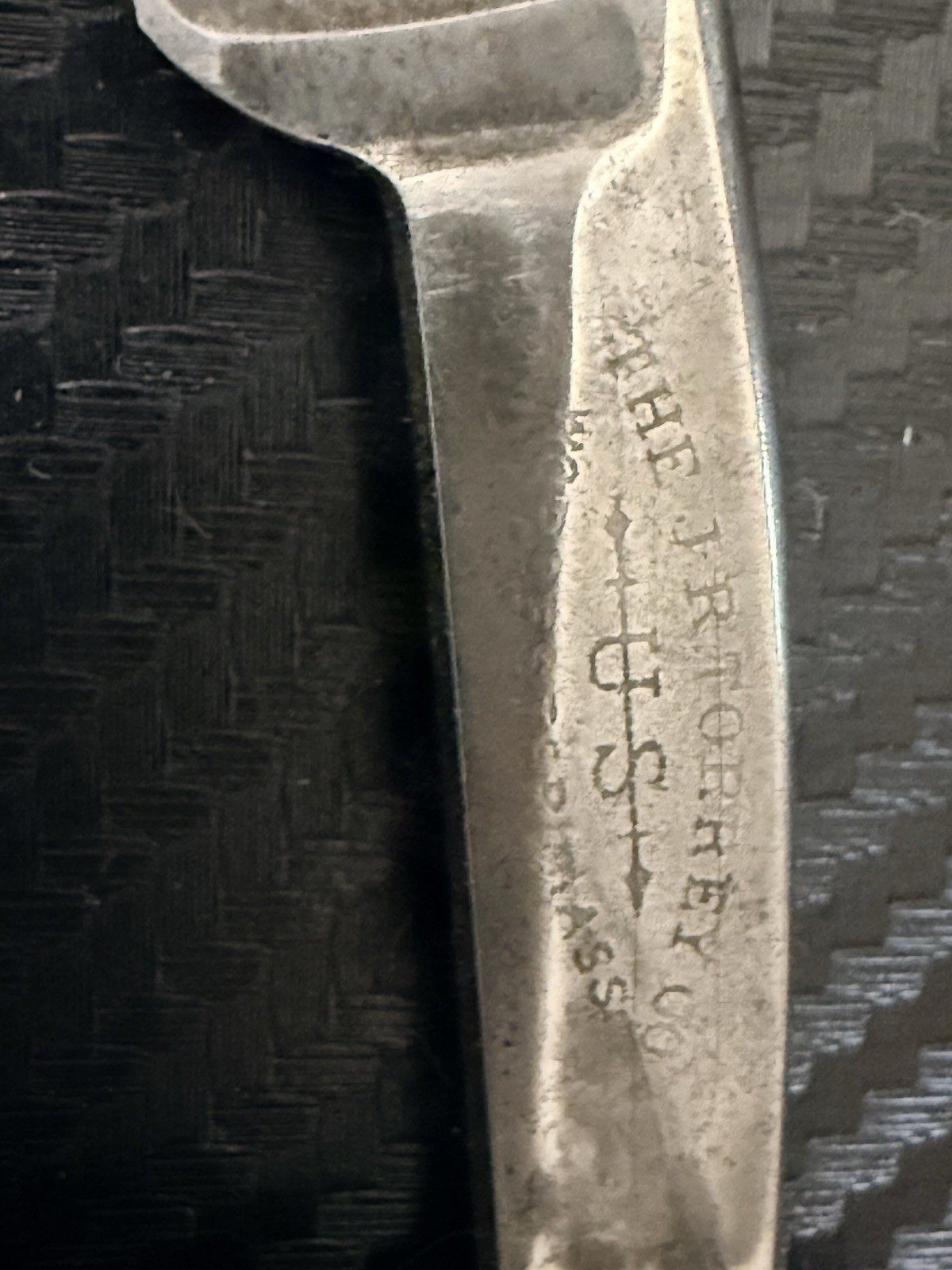 1900-1910 J.R Torrey Razor And Hone, Original Case With Drawer For Razor.