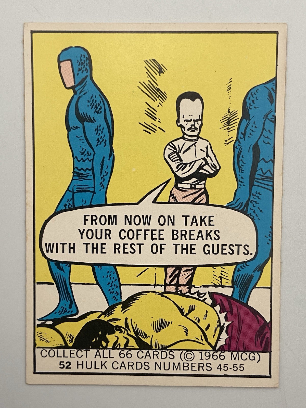 MCG 1966 Donruss Marvel Super Heroes #53 Hulk The Leader Vintage ROOKIE CARD