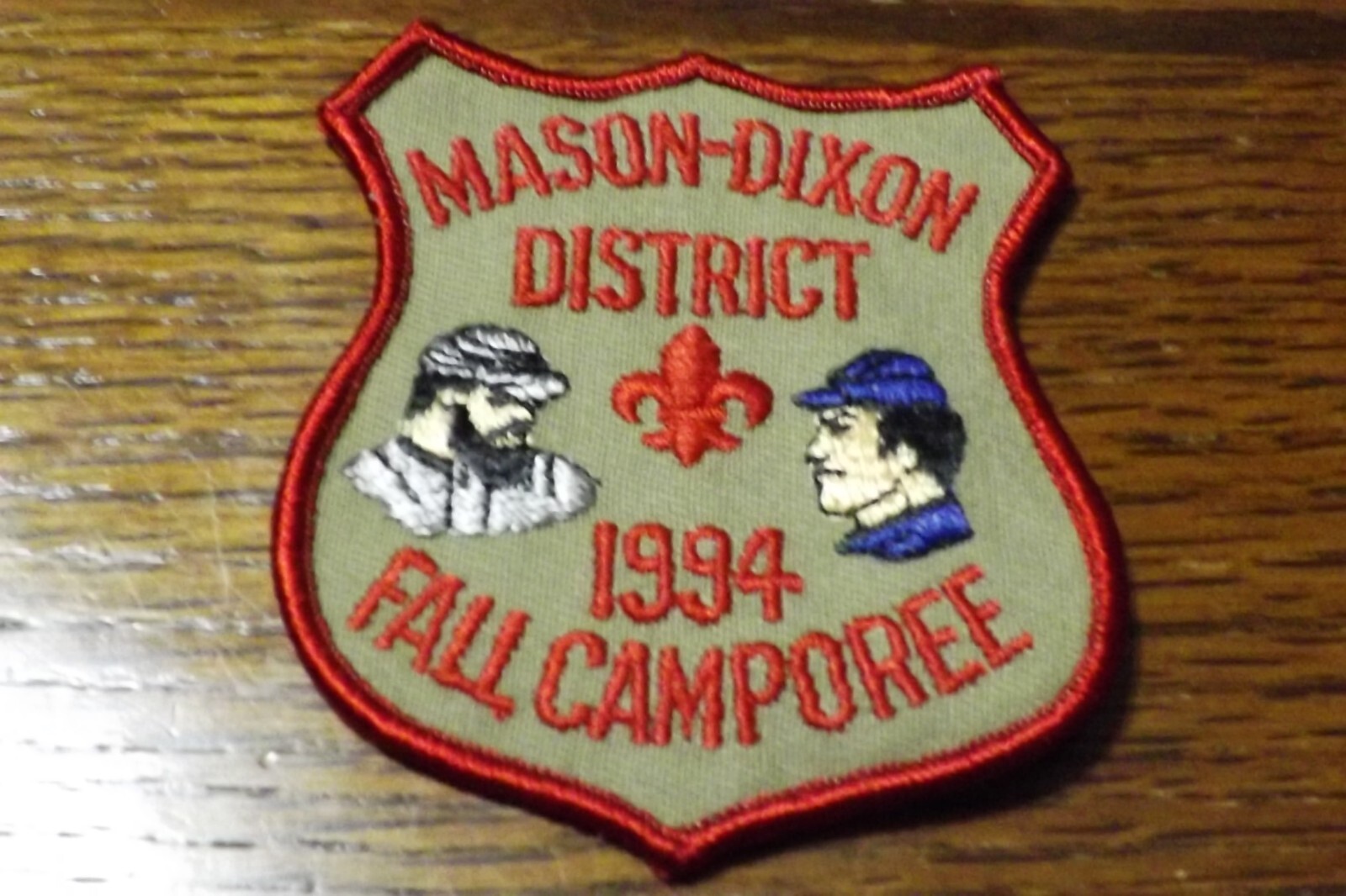 BOY SCOUT PATCH 1994 MASON DIXON DISTRICT FALL CAMPOREE NOS