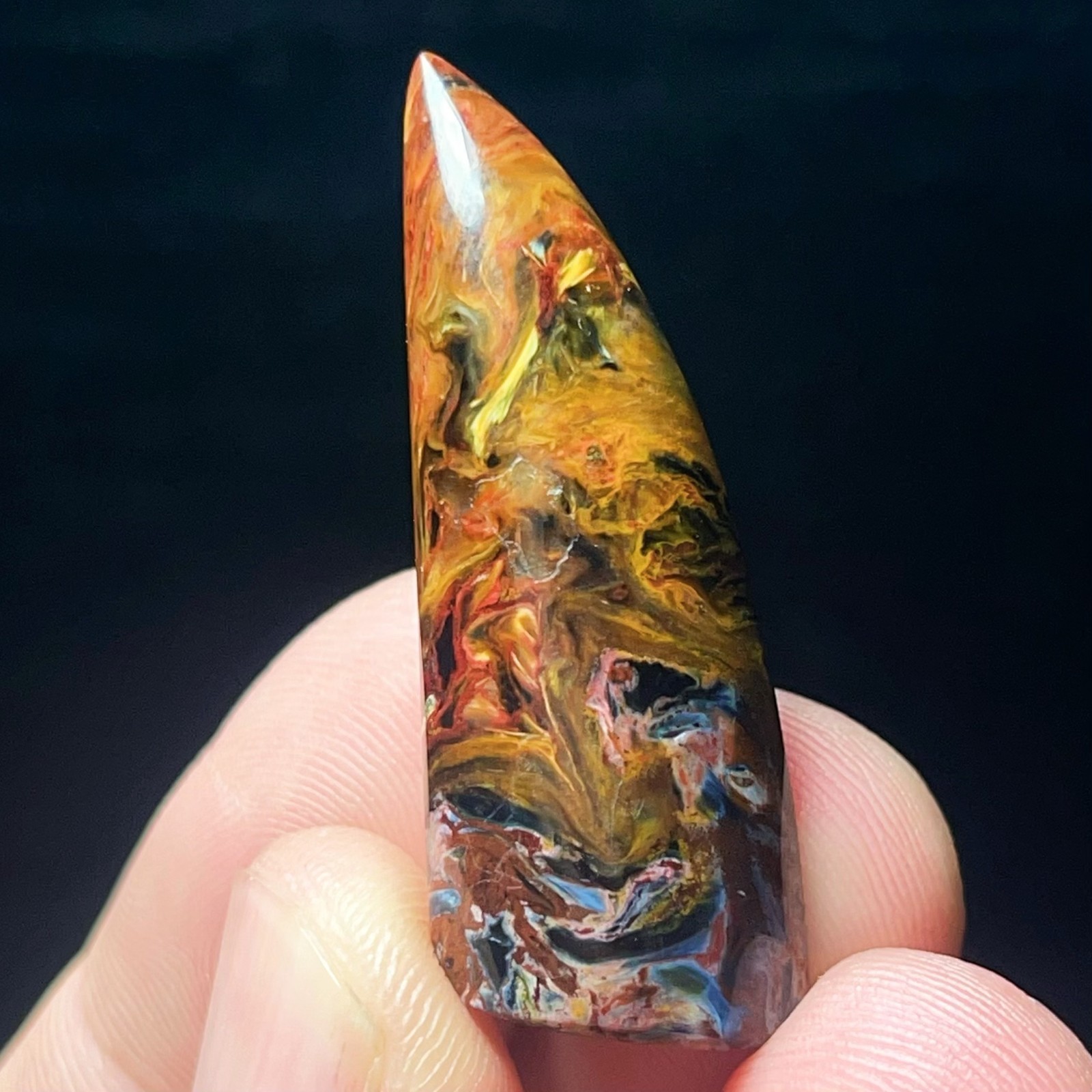 7G Natural Namibia Pietersite gemstone pendant Healing L7084