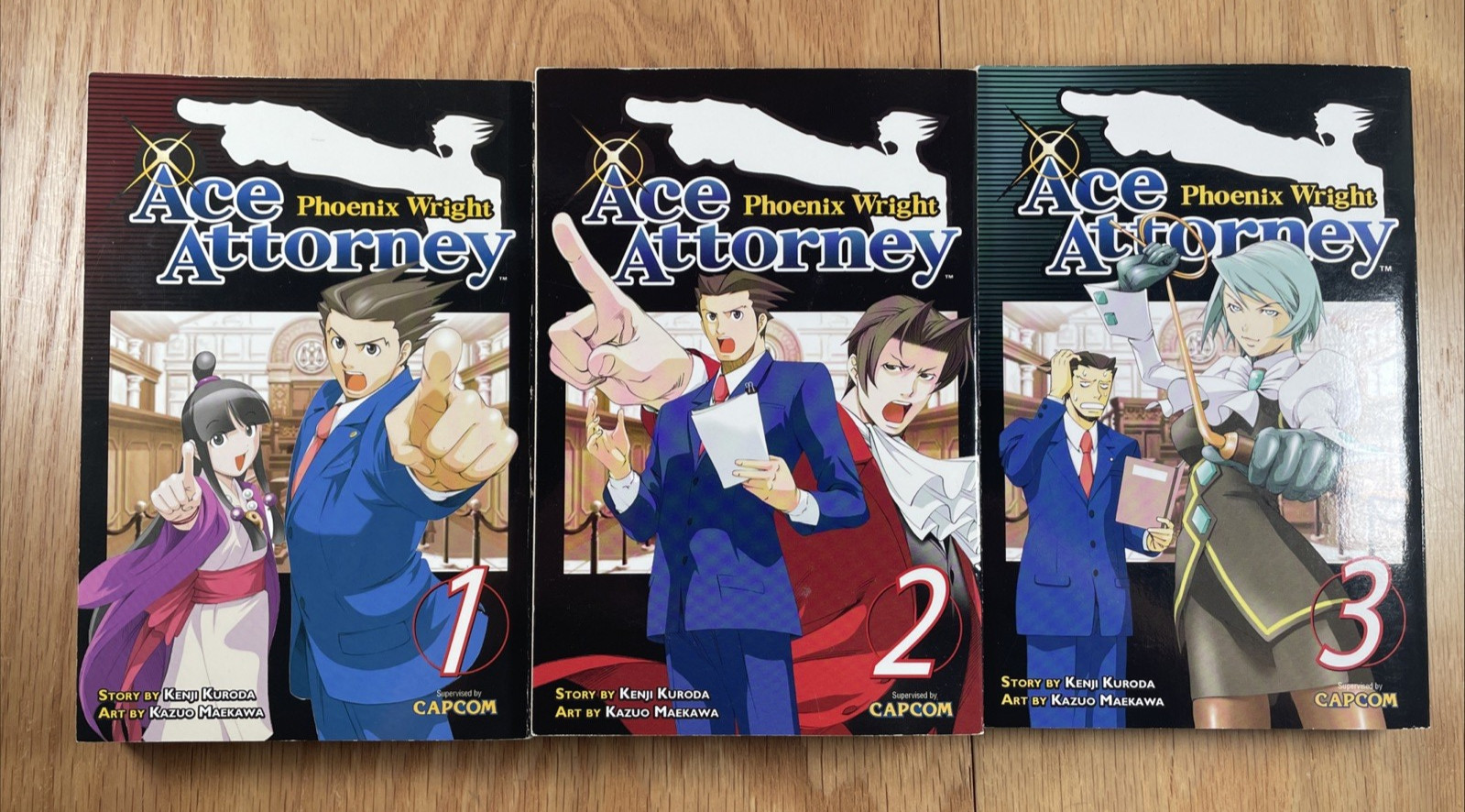 Ace Attorney, Phoenix Wright - Vol 1, 2 and 3 - English