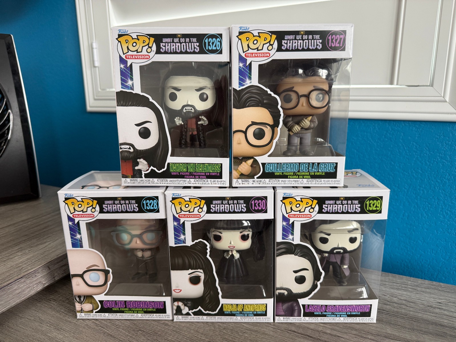What We Do In Shadows Funko Pop Lot of 5 Nandor, Guillermo, Laszlo, Nadia, Colin