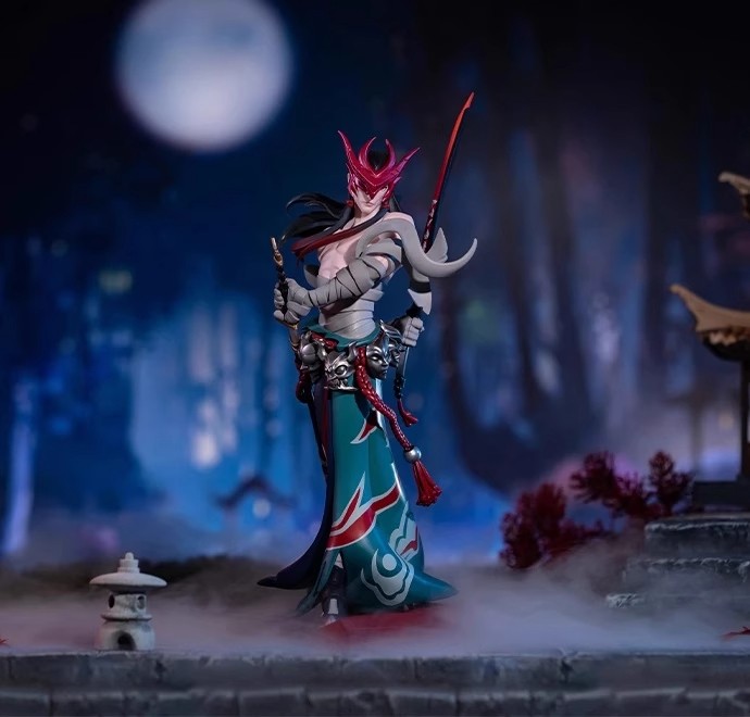 OFFICIAL LOL League of Legends Yone Figures Statues Model Unlocked Collectibles