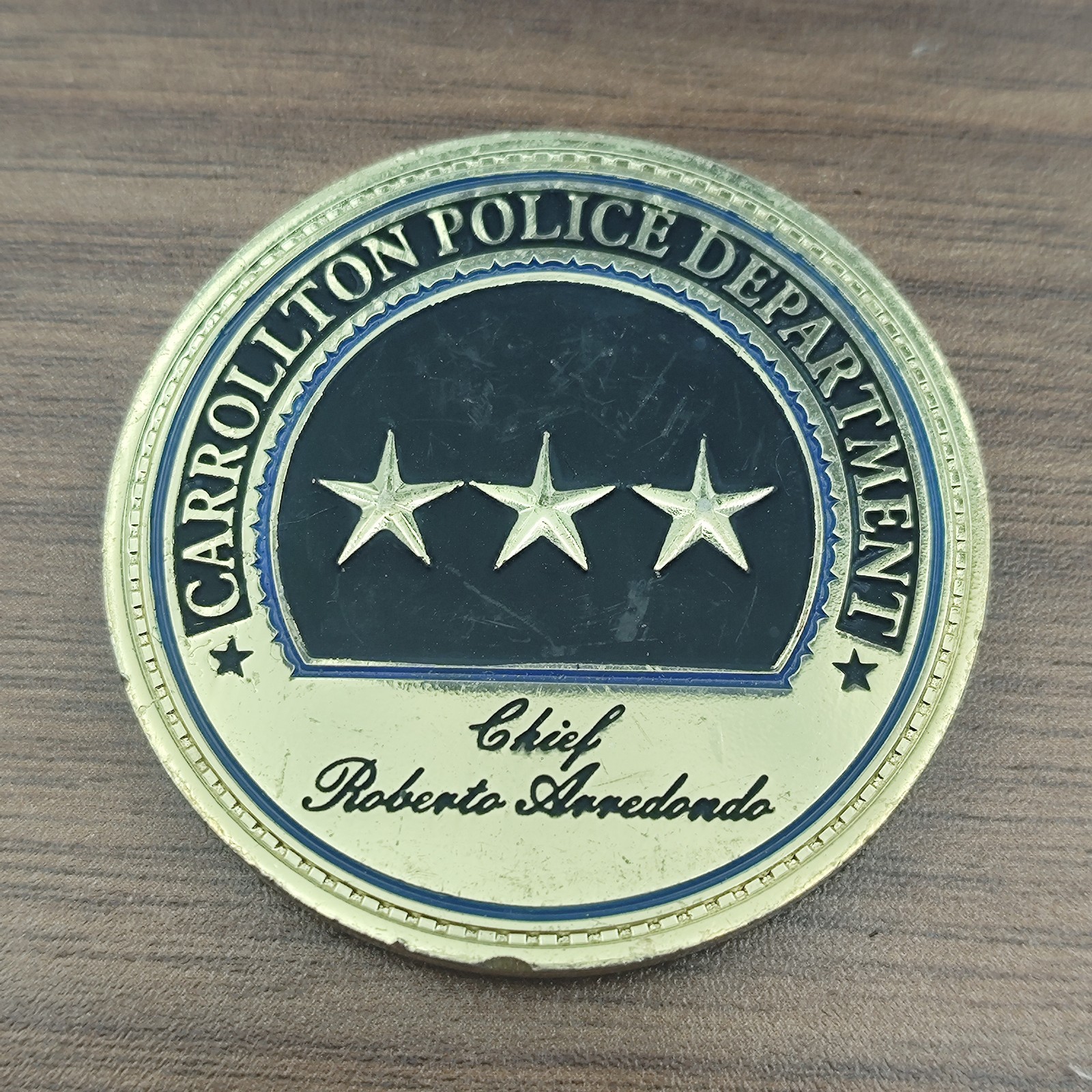Carrollton Police Dept Chief Challenge Coin
