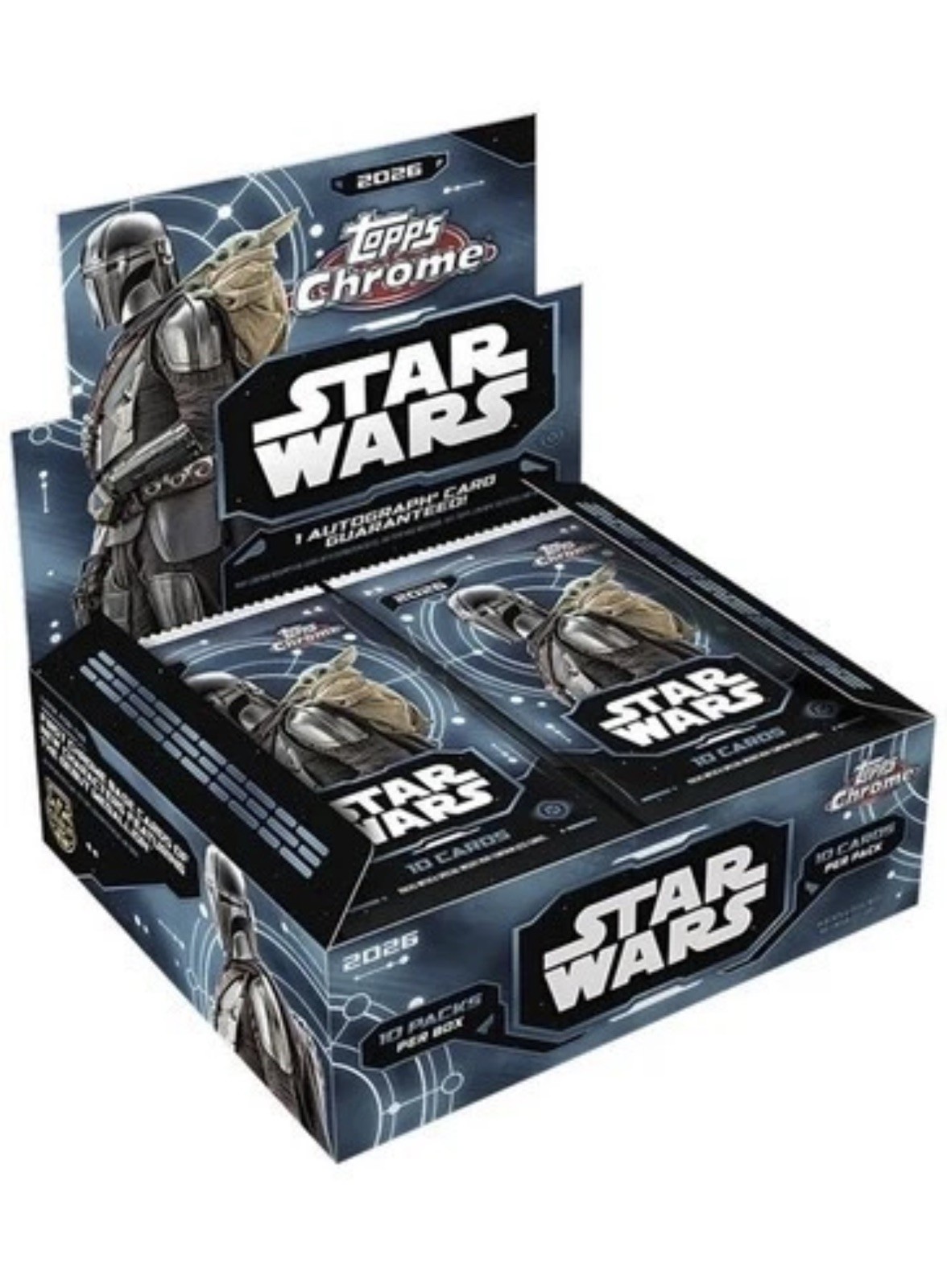 2026 Topps Star Wars Chrome Factory Sealed Hobby Box CONFIRMED ORDERI