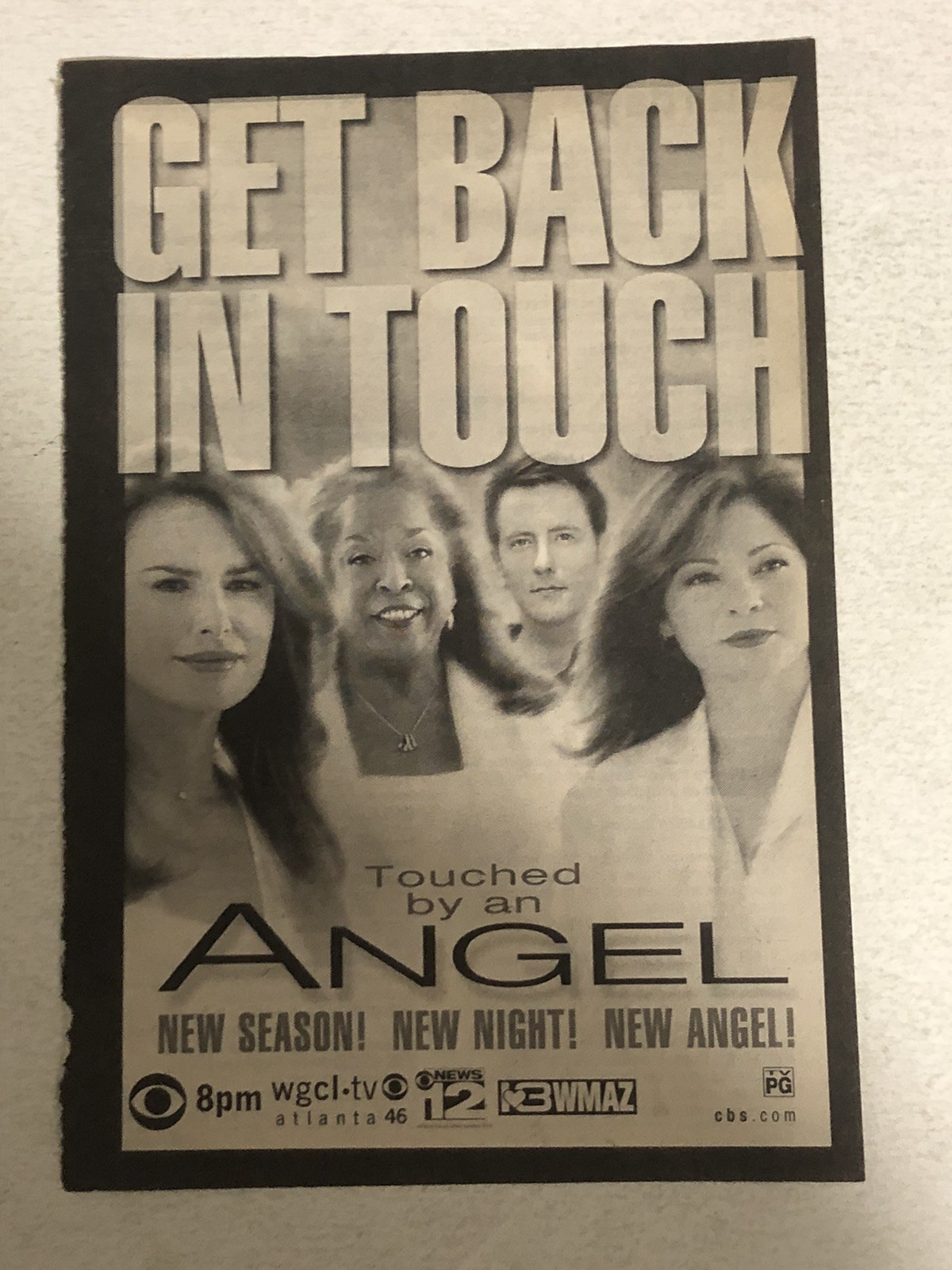 Touched By An Angel Tv Series Print Ad Advert Valerie Bertinelli Della Tpa4