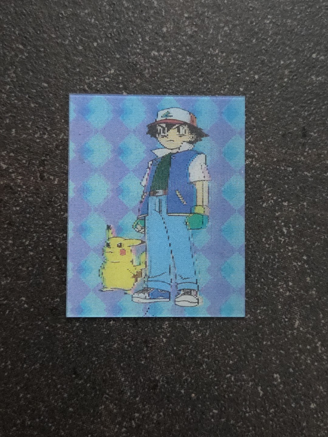 Yoga Surprises, Pokemon | Pikachu & Ash, Lenticular Card #84