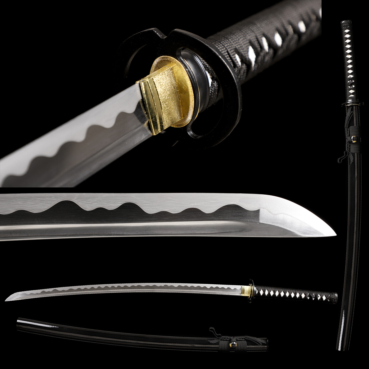 30'' Musashi Wakizashi Ready Sharp Japanese Samurai Sword 1095 Carbon Steel 