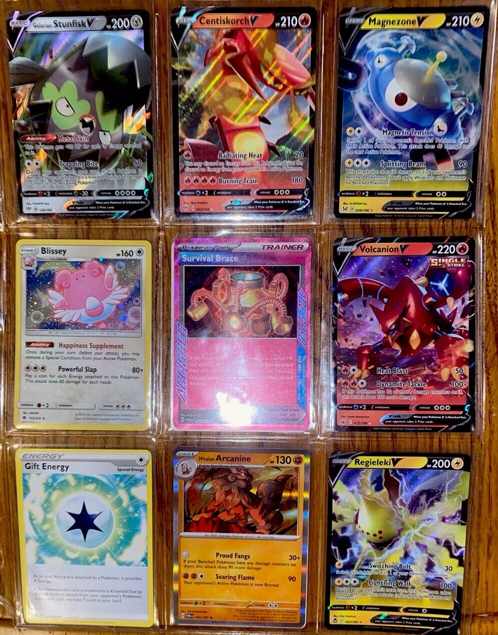 Lot Of 9 Rare Pokémon TCG Cards Holo Foil And Reverse Holo Foil Near Mint/ Mint