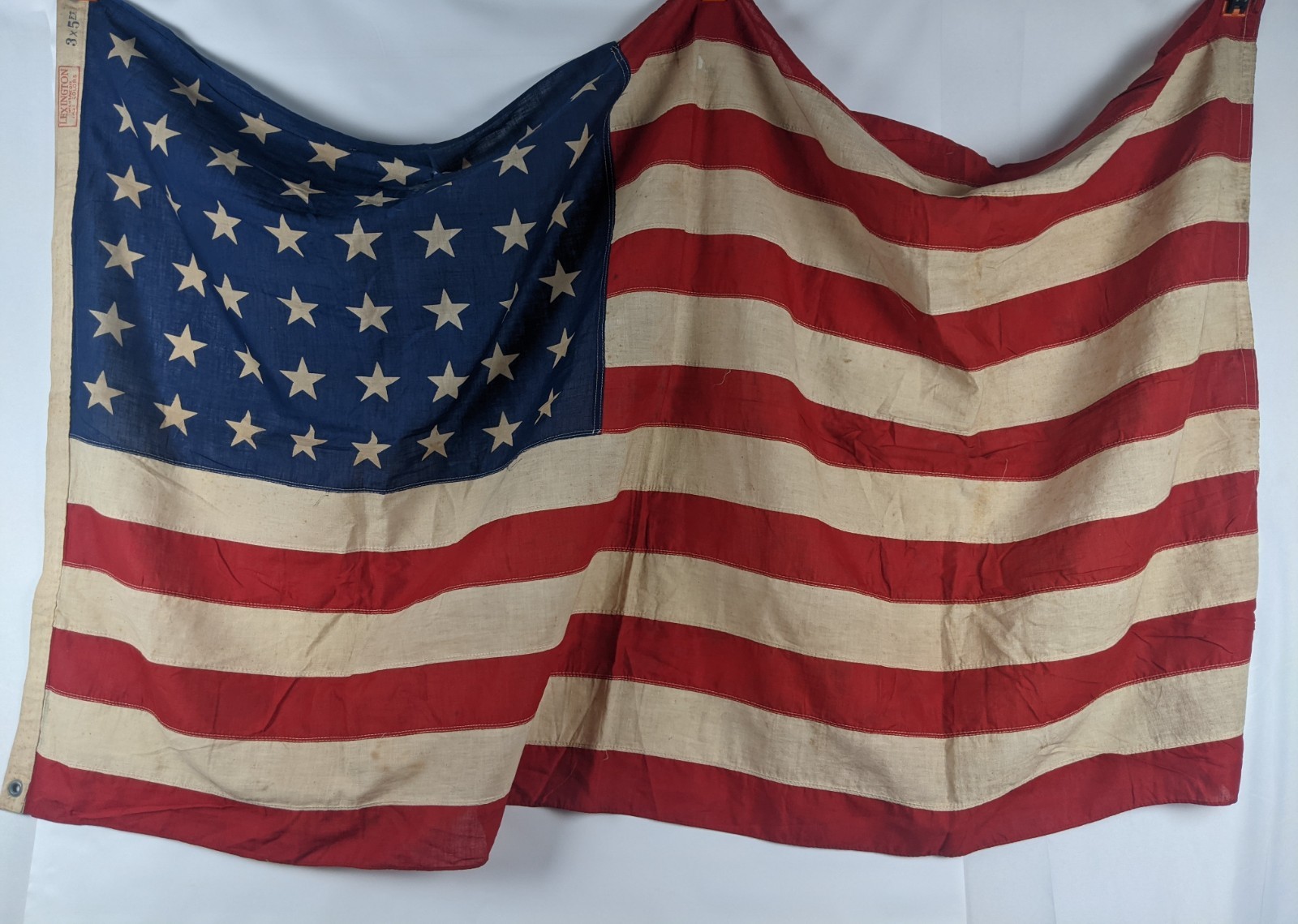 Vintage Lexington 48 Star American Flag 3x5 Sewn Cotton USA Fast Colors