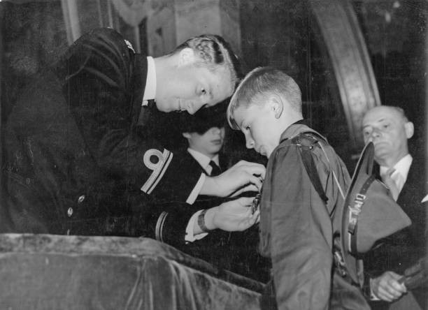 Prince Albert of Belgium later King Albert II of Belgium awards 10- Old Photo