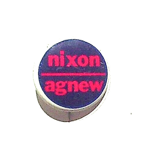 NIXON AGNEW - VINTAGE POLITICAL BUTTON PIN