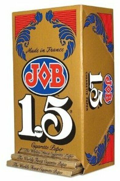 JOB 1.5 Gold Rolling Papers (24 Count Box) 100% Authentic