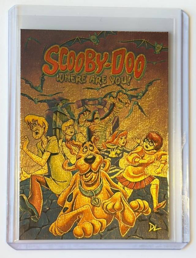Scooby-Doo Gold Plated Edition Artist Signed \