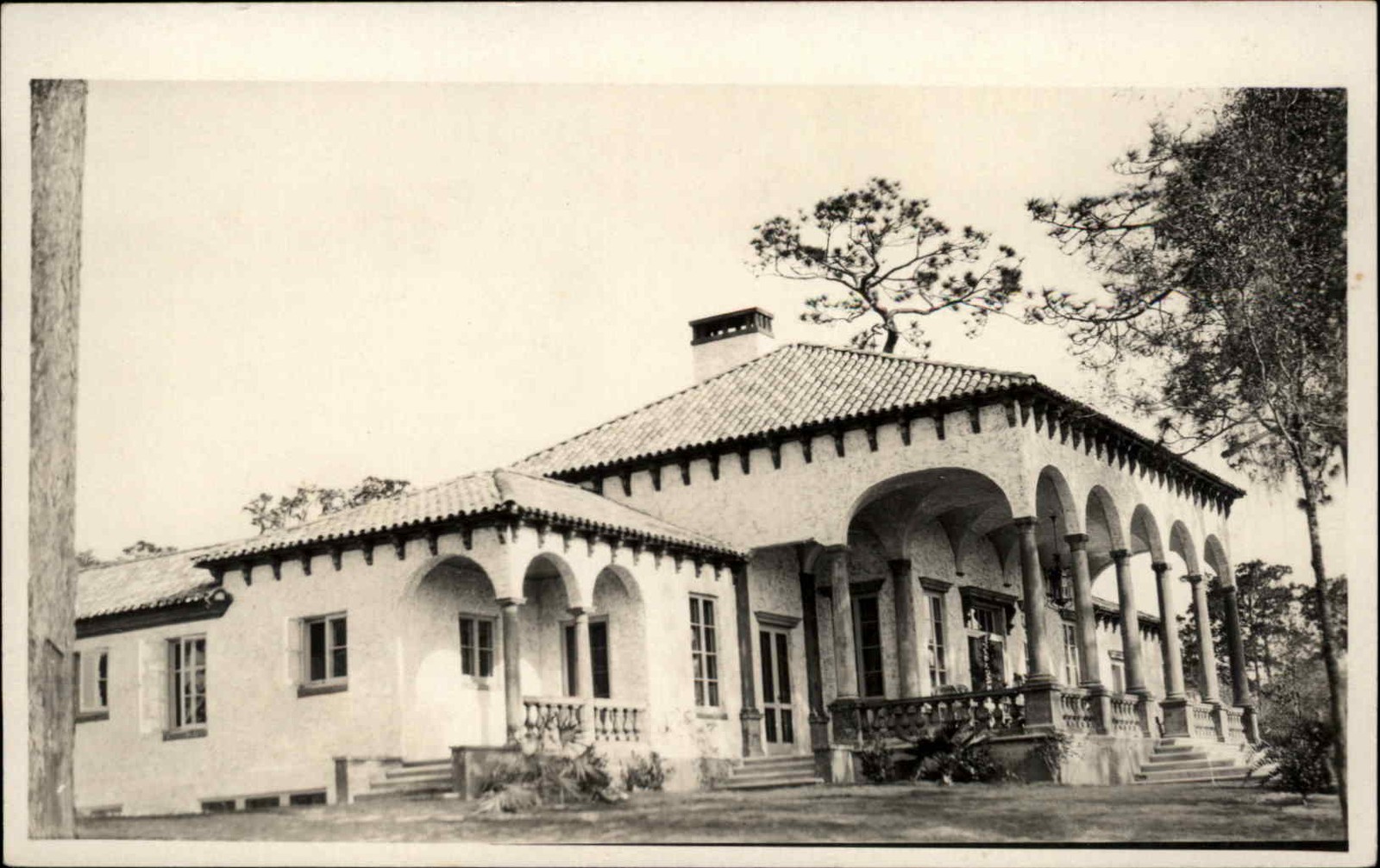 Miami Area??? Florida FL Mansion Architecture c1915 Real Photo Postcard #5