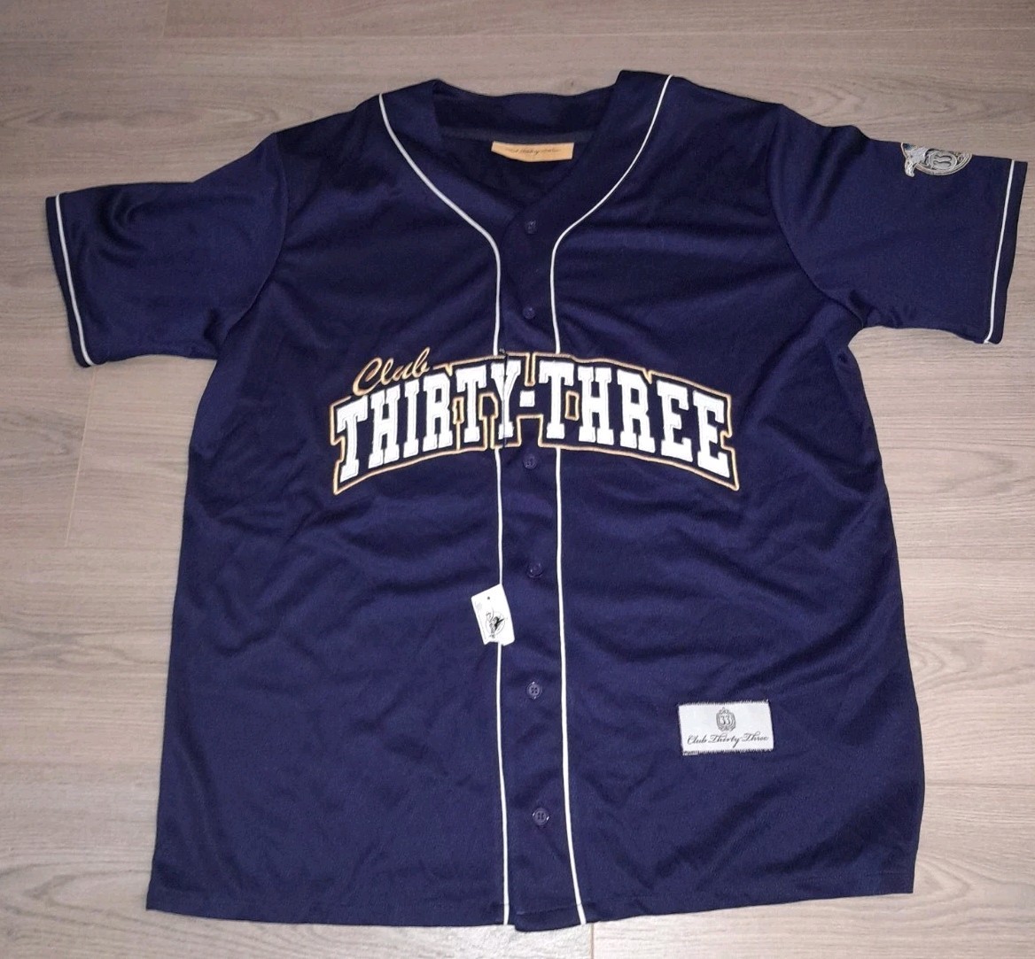 DISNEYLAND CLUB 33 HAUNTED MANSION ALFRED BASEBALL SHIRT NEW W TAG MENS LARGE