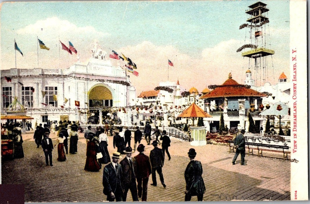 Vintage Postcard 1901-1907 Dreamland Amusement Park, Coney Island, New York (NY) Vintage Postcard 1901-1907 Dreamland Amusement Park, Coney Island, New York (NY)