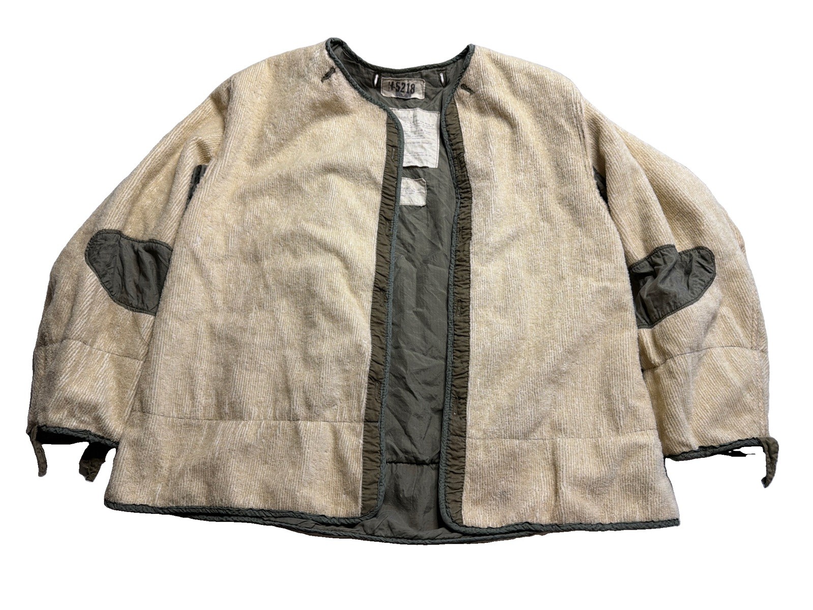 VTG 50s US Army M1951 M51 Field Jacket LINER Large 1951 100% Wool Reversible