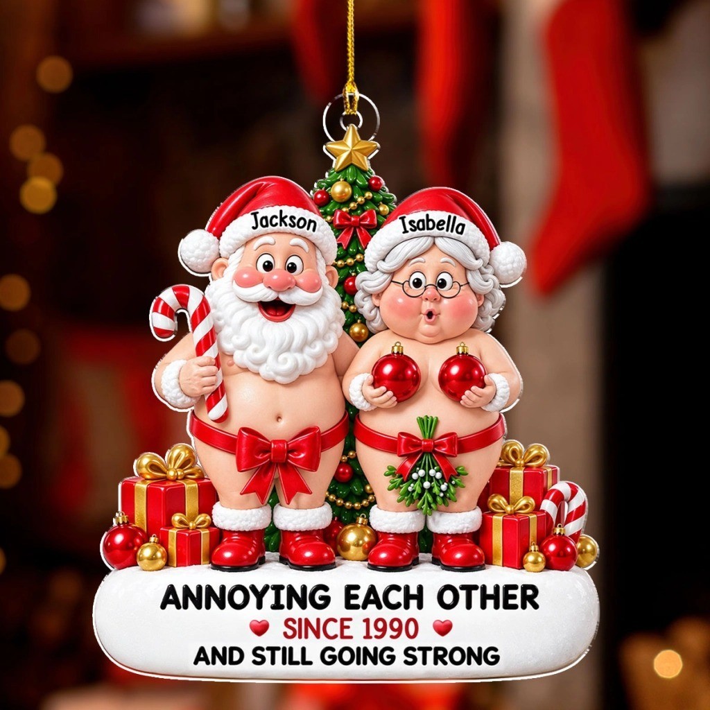 Personalized Annoying Each Other And Still Going Strong Christmas Ornament