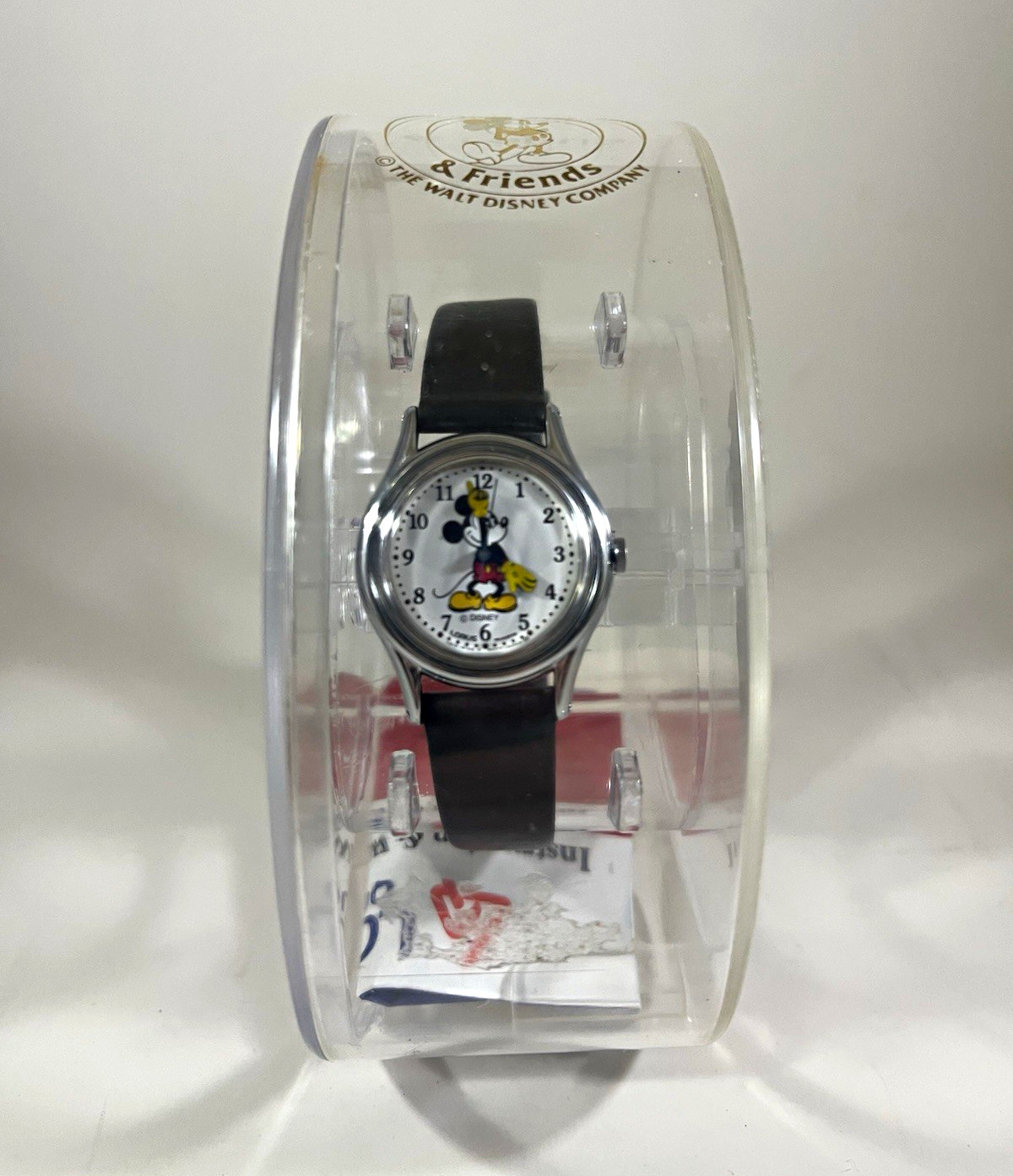 Lorus Disney Mickey Mouse Wristwatch Black Strap - NIB