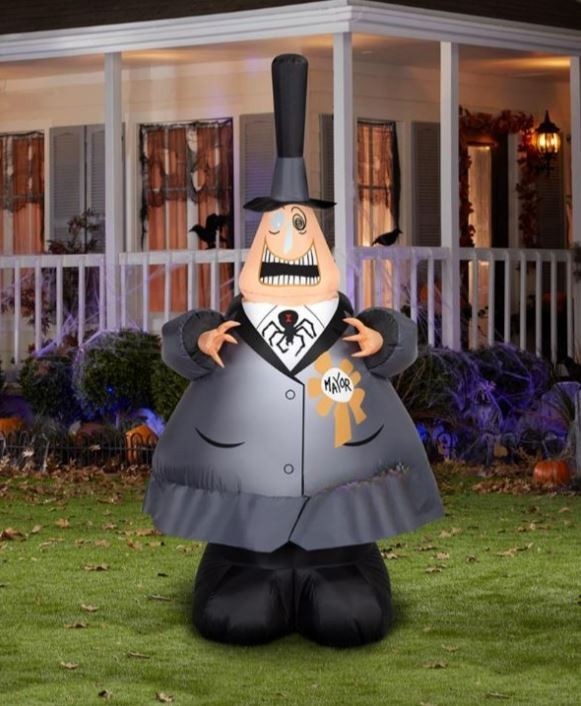 7 FT ANIMATED MAYOR FROM NIGHTMARE BEFORE CHRISTMAS AIRBLOWN INFLATABLE