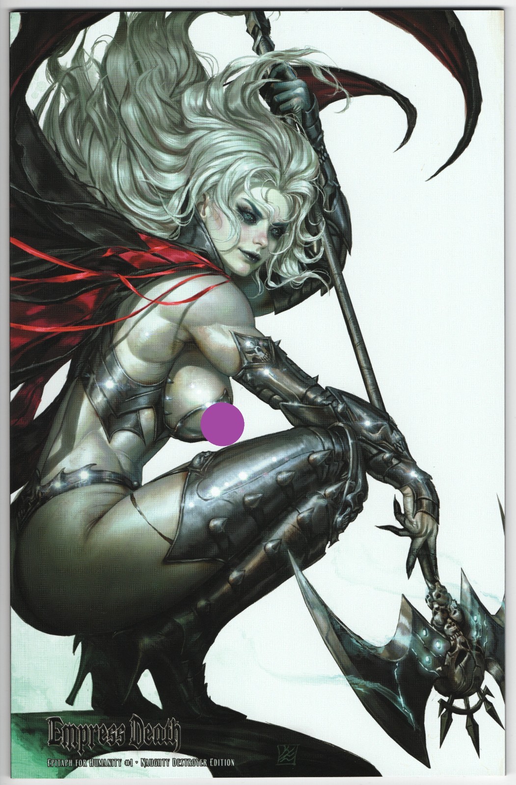 Empress Death Epitaph for Humanity #1 (2026)-Coffin-EOM Var cover-VF/NM Empress Death Epitaph for Humanity #1 (2026)-Coffin-EOM Var cover-VF/NM