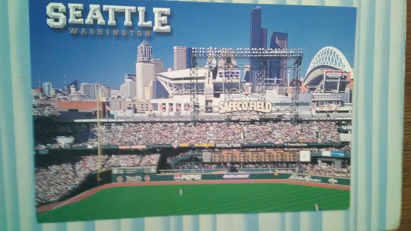 post card HOME OF THE SEATTLE MARINERS SAFECO FIELD SEATTLE WASHINGTON post card HOME OF THE SEATTLE MARINERS SAFECO FIELD SEATTLE WASHINGTON