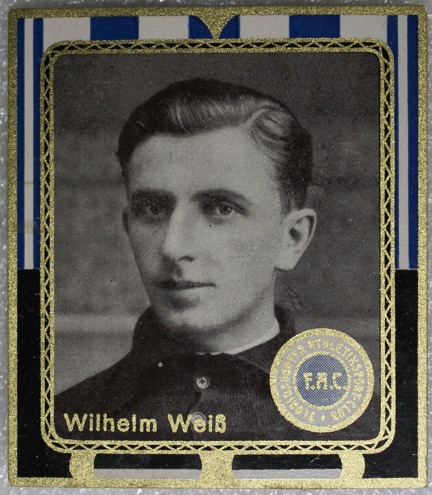 Football King football 1938 † Wilhelm Weiß * ÖFB DFB 12 LS FAC FLORIDSDORFER AC