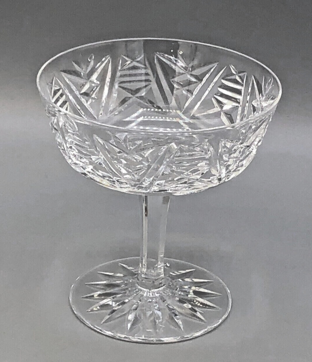 Clare clear Crystal by Waterford single Saucer Champagne Glass 4 1/8\