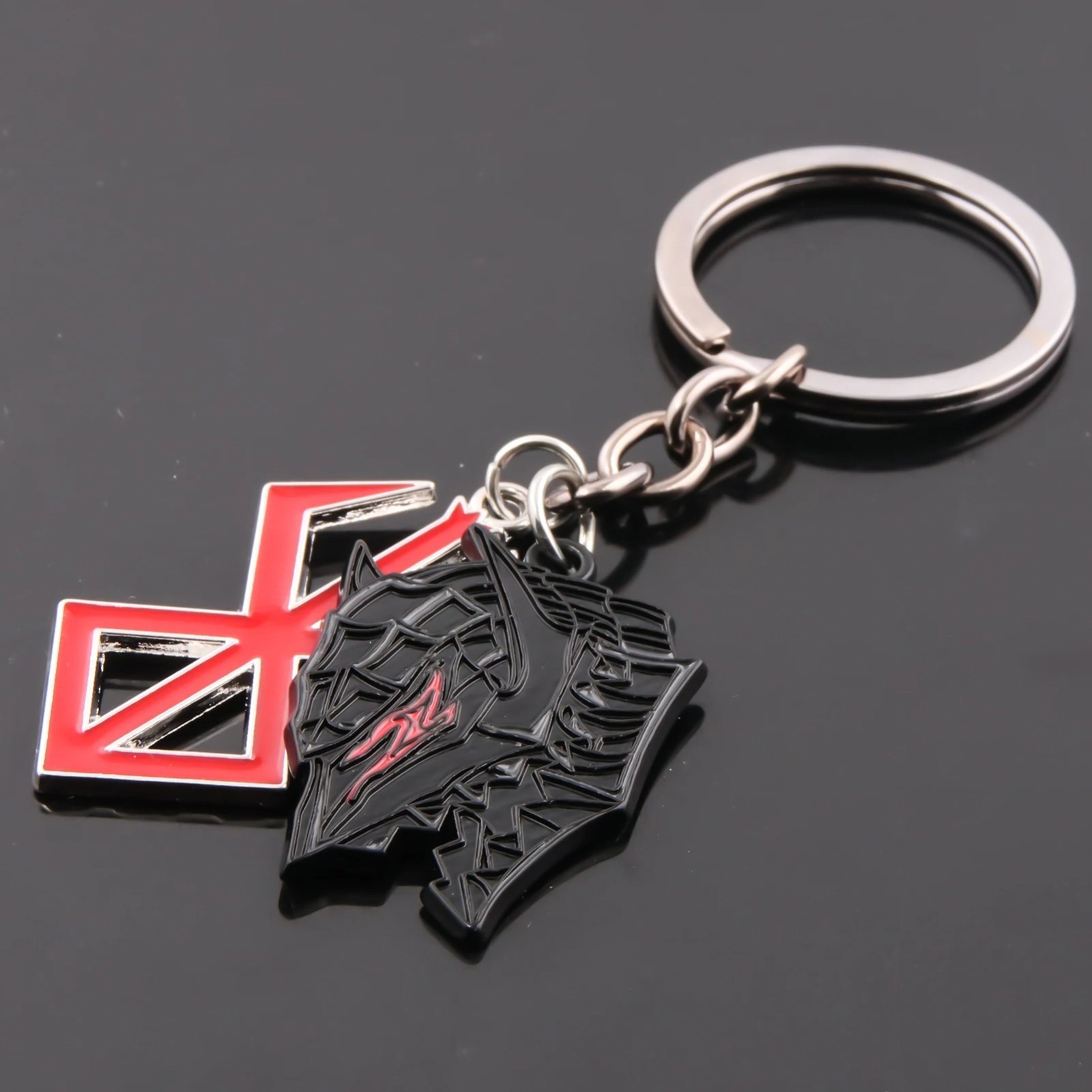 Brand New Berserk Guts Helmet Keychain