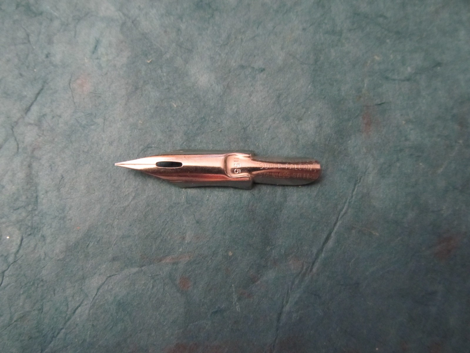 Antique Joseph Gillott\'s 1155 Super Falcon Stainless Steel dip pen nib