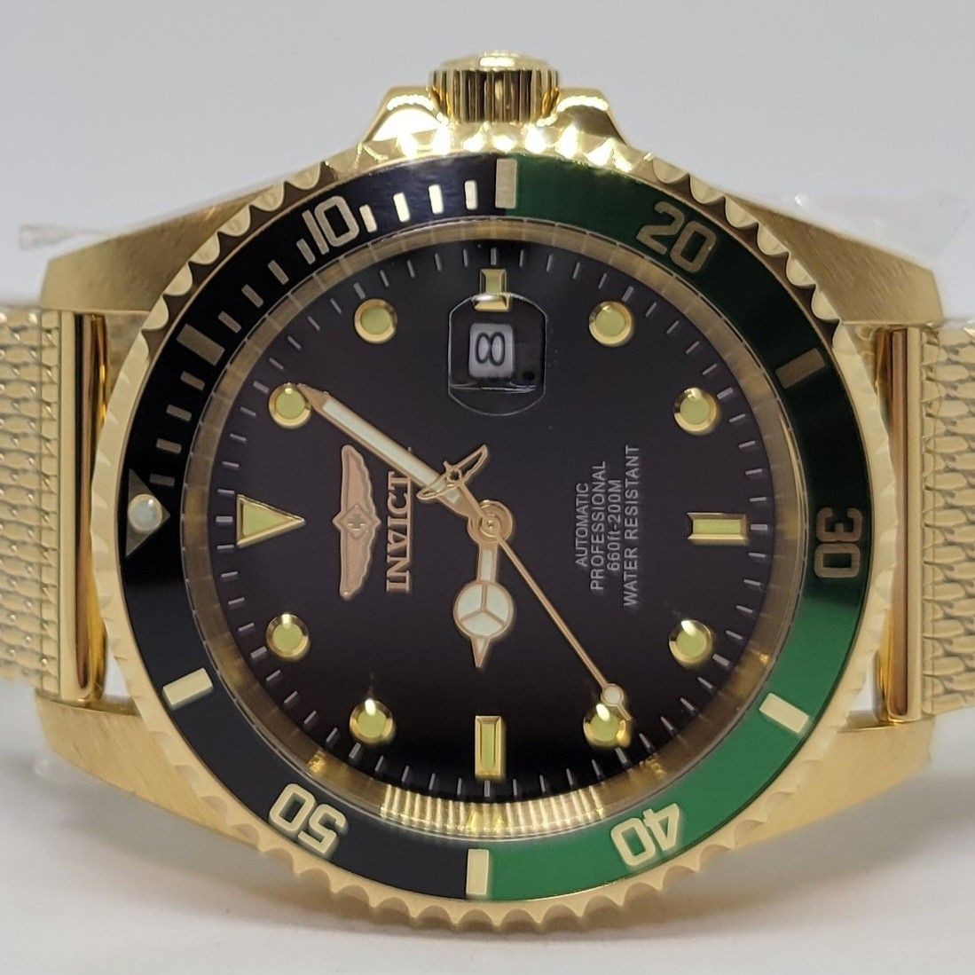 Invicta Wristwatch Diver Stainless Steel Unisex