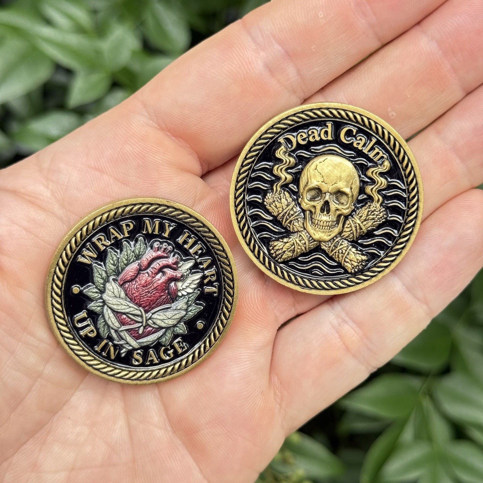 NEW - DEAD CALM - Sage Heart Gold Challenge Coin - Limited Edition - Only 50