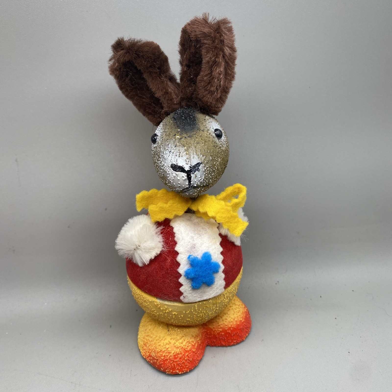 Vintage Nodder German Rabbit Easter Bunny Candy Container
