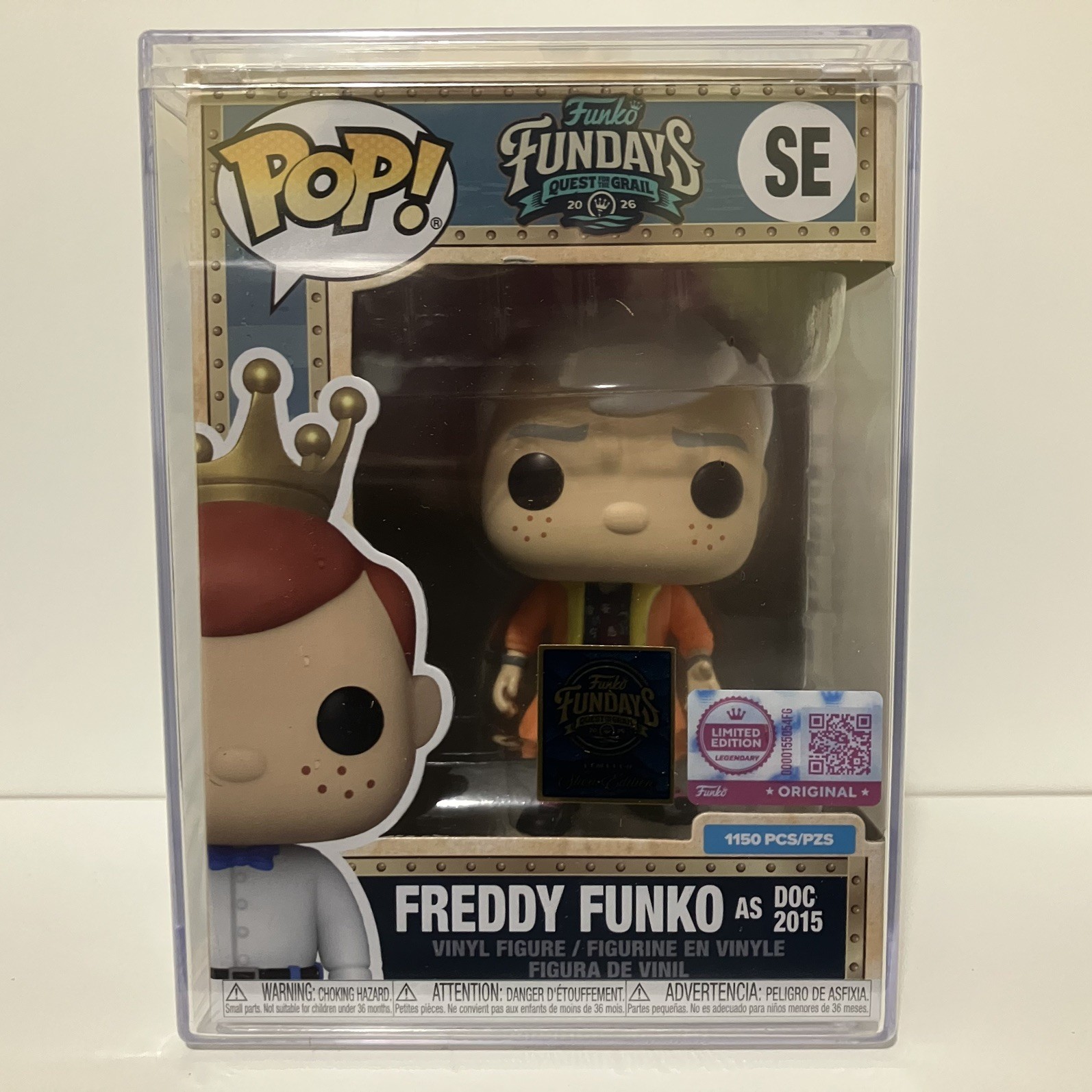 Funko Pop Freddy Funko as Doc 2015 Le 1150 pcs Funko Fundays 2026 Factory Sealed Funko Pop Freddy Funko as Doc 2015 Le 1150 pcs Funko Fundays 2026 Factory Sealed