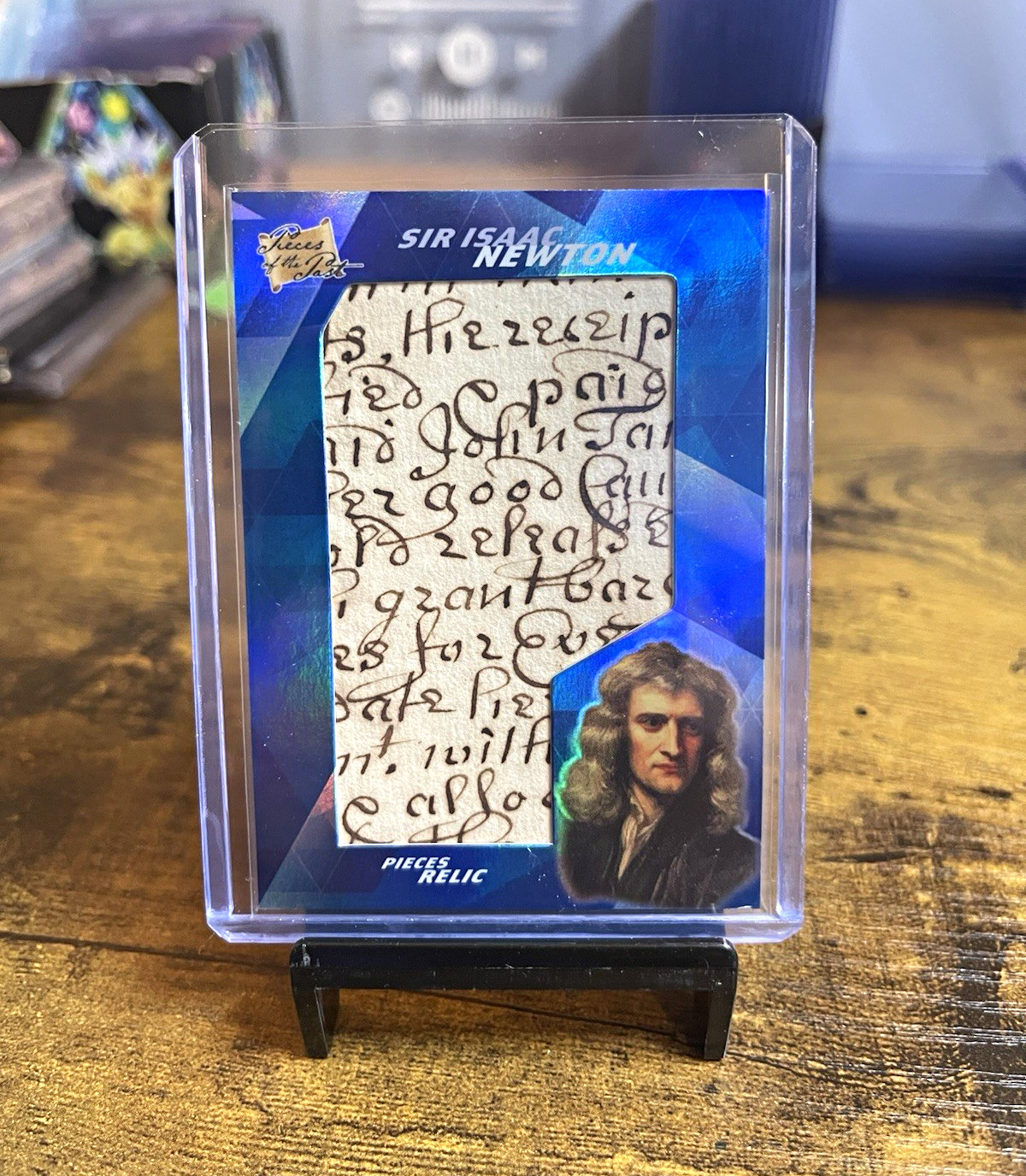 2021 Pieces of the Past Sir Isaac Newton Pieces Relic Insert Card #350 2021 Pieces of the Past Sir Isaac Newton Pieces Relic Insert Card #350