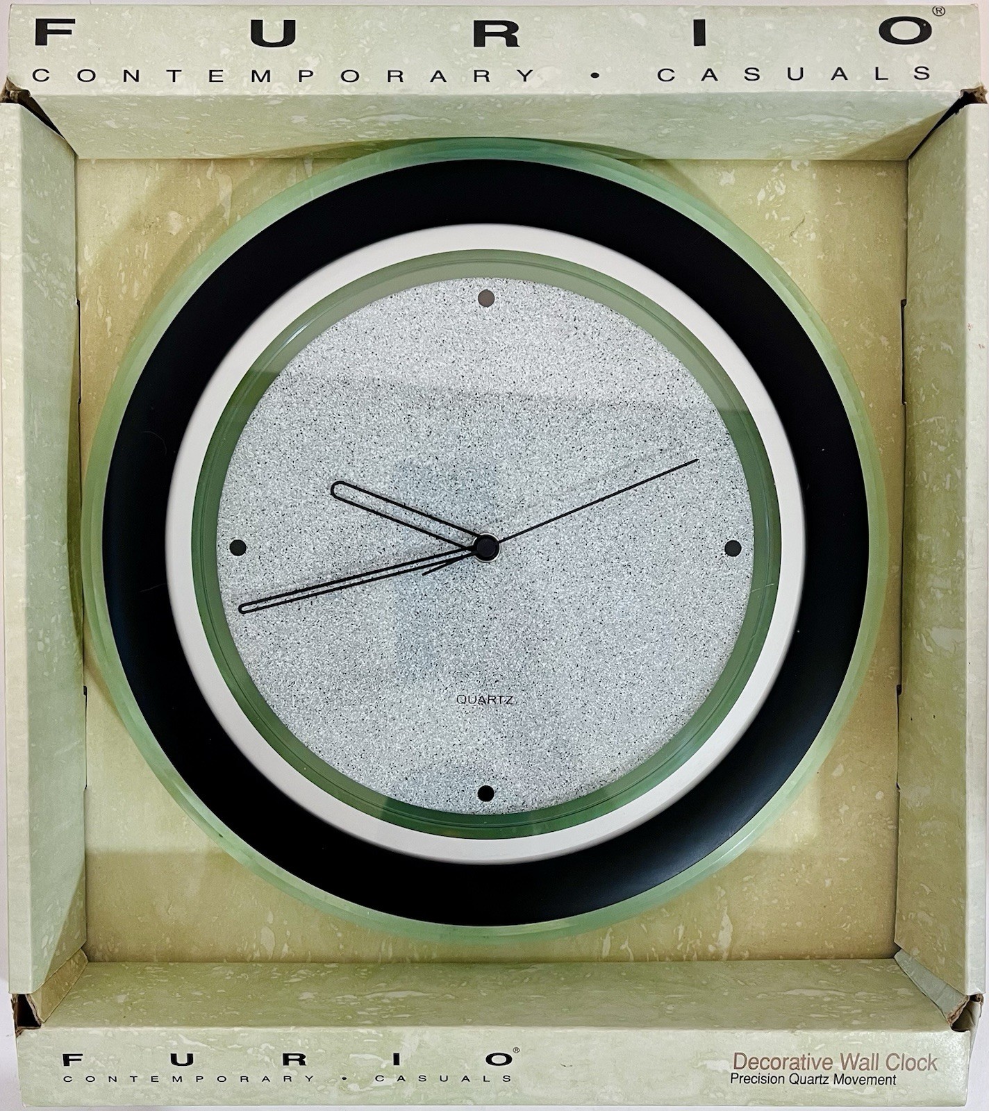 Vintage 1980\'s Postmodern Wall Clock by Furio BRAND NEW and RARE 🔥