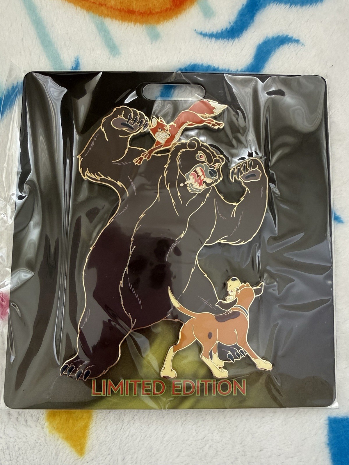 Disney WDI MOG Once Upon A Nightmare The Grizzly Bear Fox & the Hound Pin LE 300