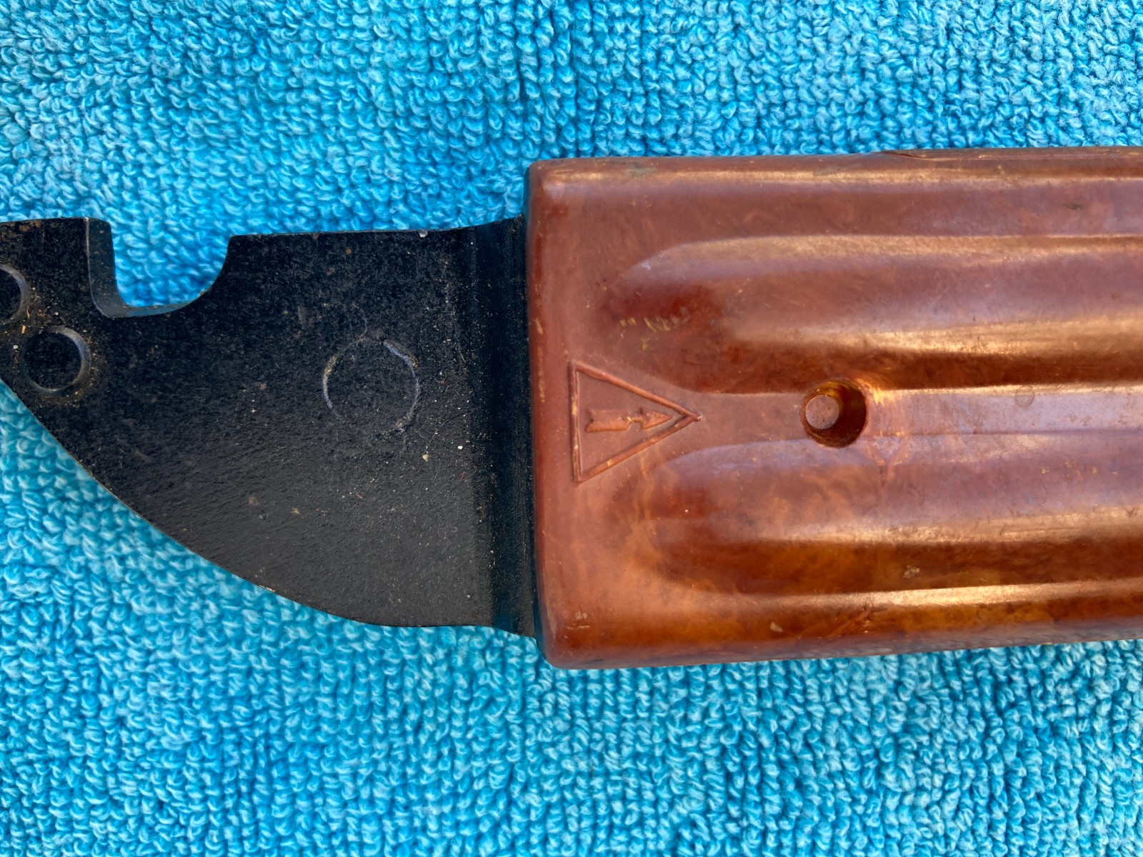 Soviet/Russian 6x4 Knife scabbard,NOS Izy w/leather frog