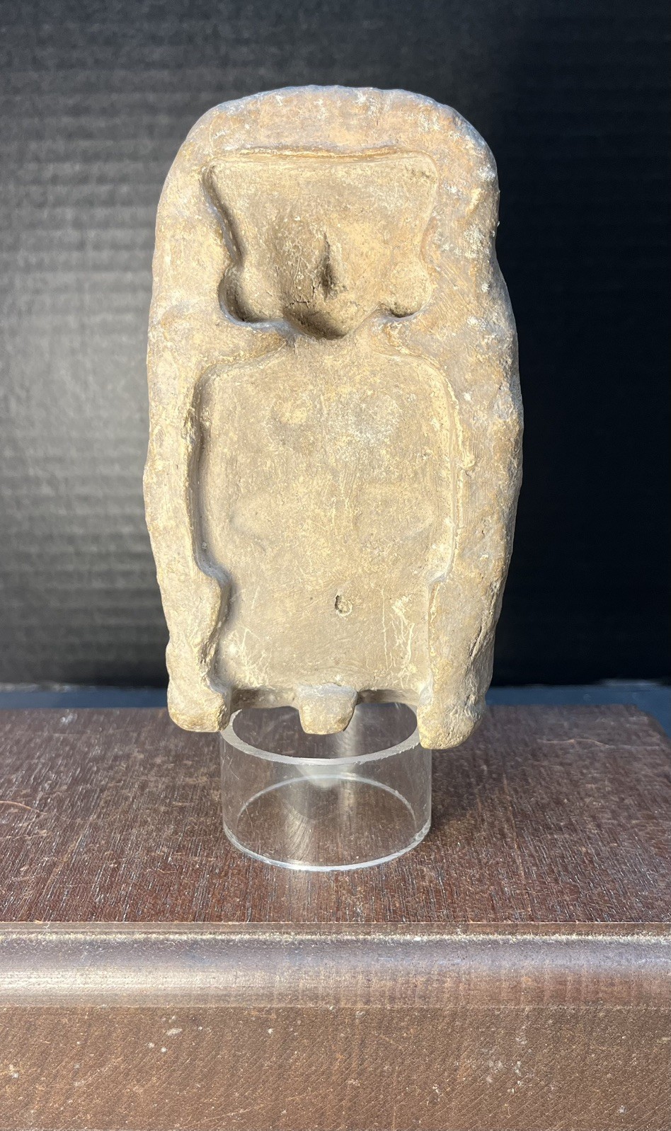 Pre-Columbian Very Rare Vera Cruz Pottery Mold of a Woman 900AD.