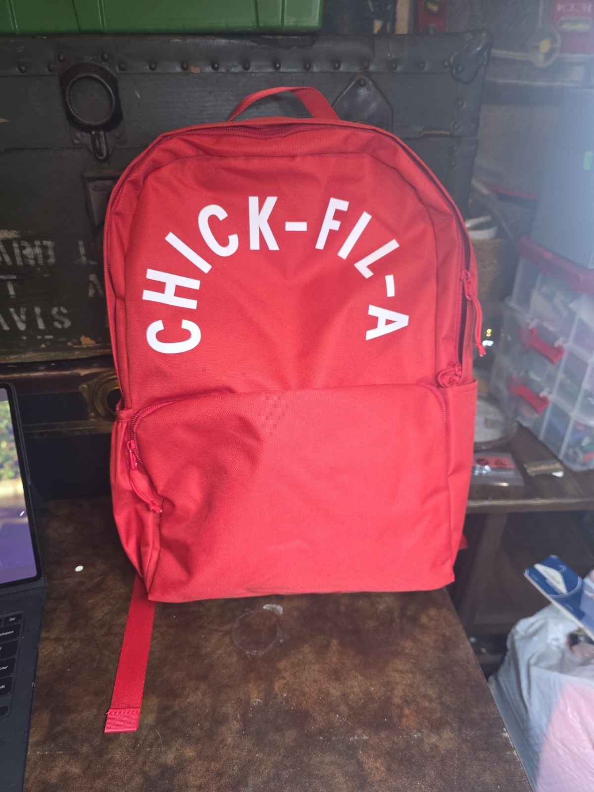 2026 CHICK-FIL-A  Backpack  Authentic Originals 1967 BACK TO SCHOOL Red