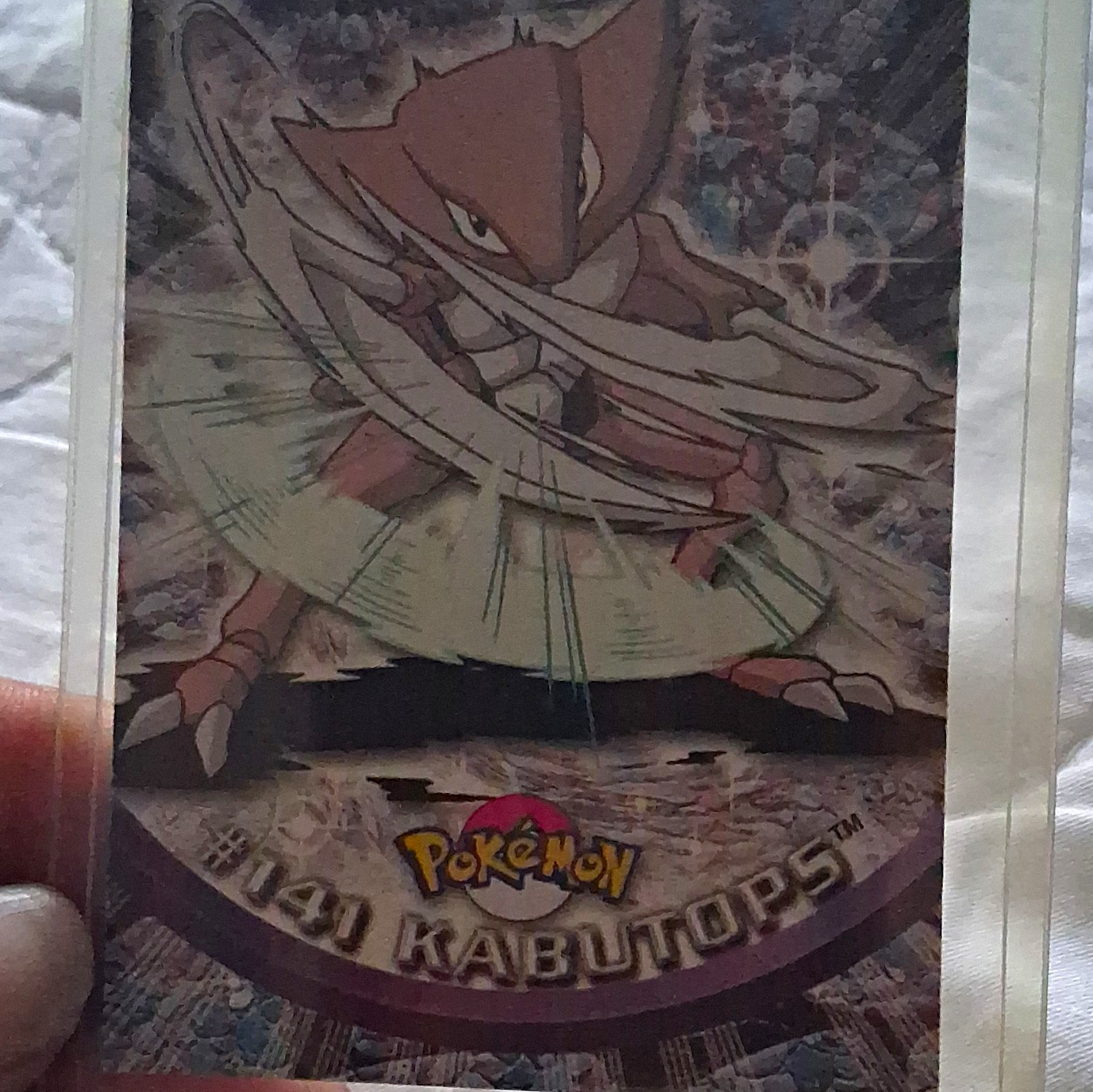 Topps 1999 Pokémon TV Animation Edition #141 Kabutops Hologram Card