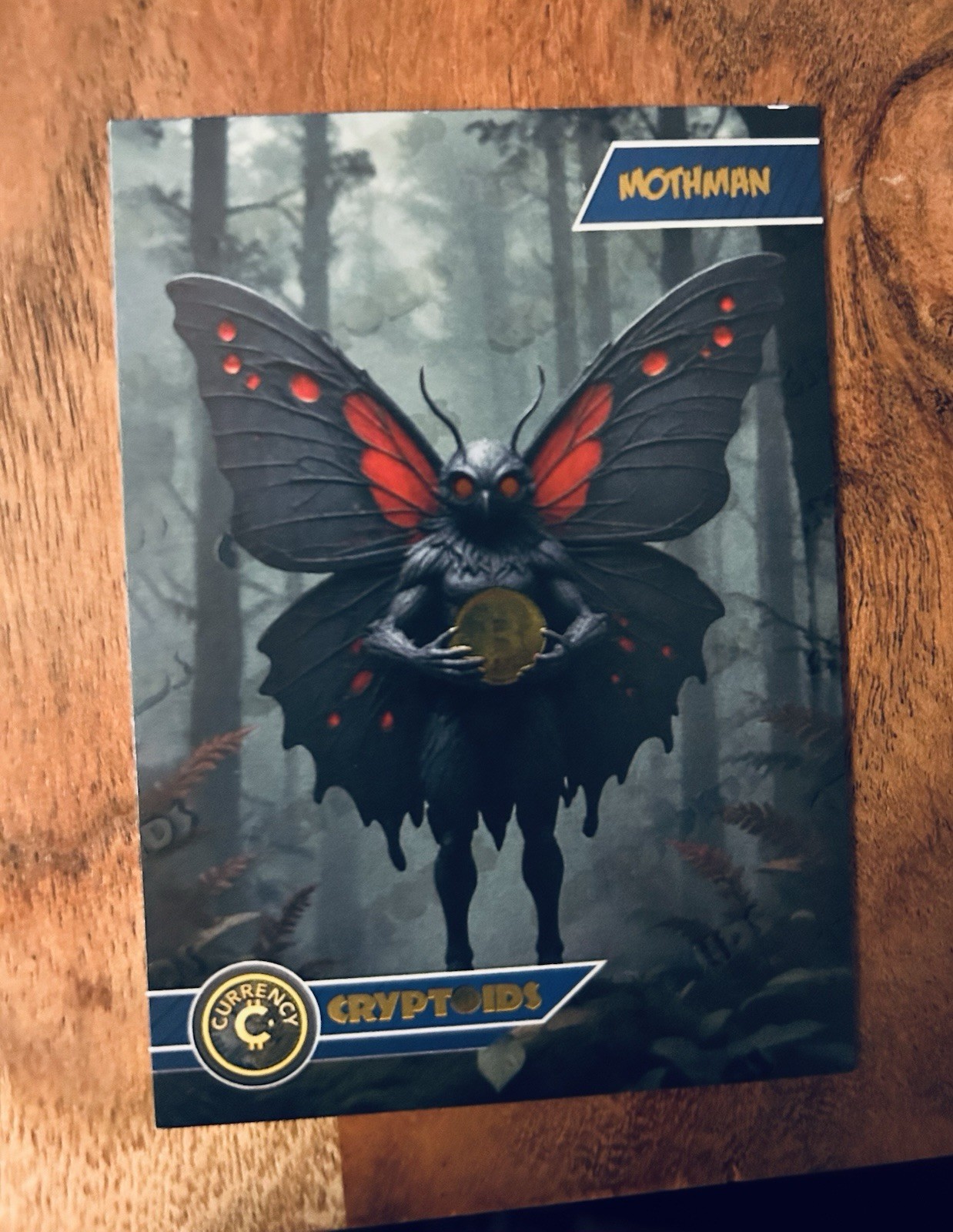 2025 Cardsmiths Currency Space Series- CRYPTOID  mothman CPT -08 