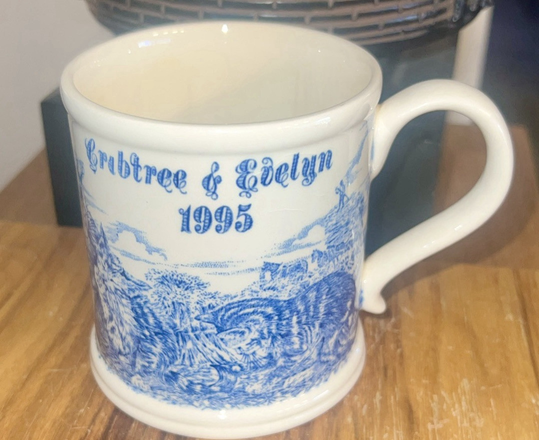 Vintage MASON\'S CRABTREE & EVELYN LONDON 1995 ANNUAL COFFEE MUG ENGLAND TEA CUP