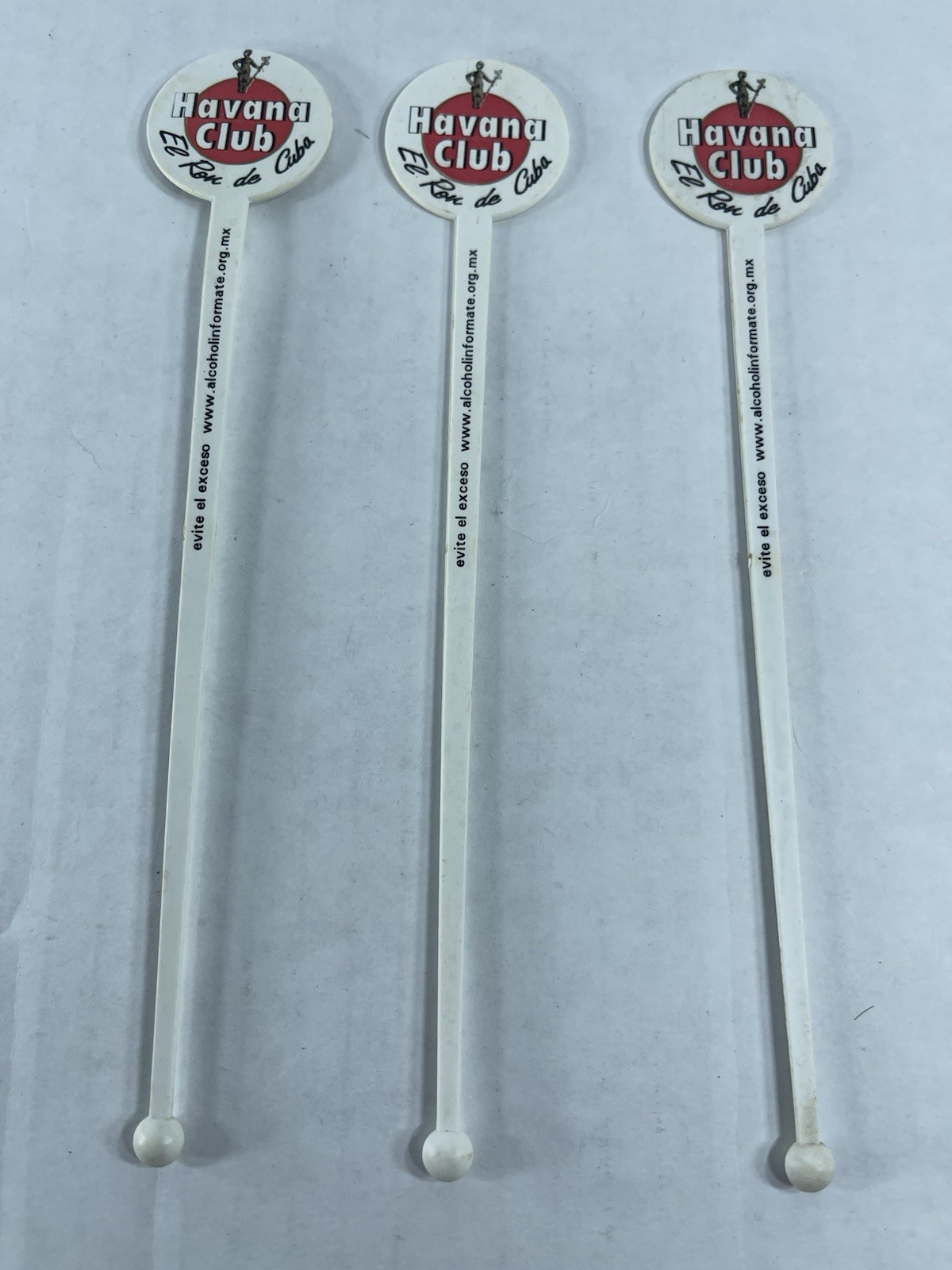 Vintage Havana Club Drink Stirrers Lot of 3
